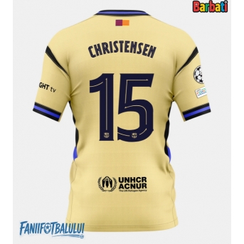 Barcelona Andreas Christensen #15 Tricou Fotbal Replică 2025-26 Barbati Deplasare
